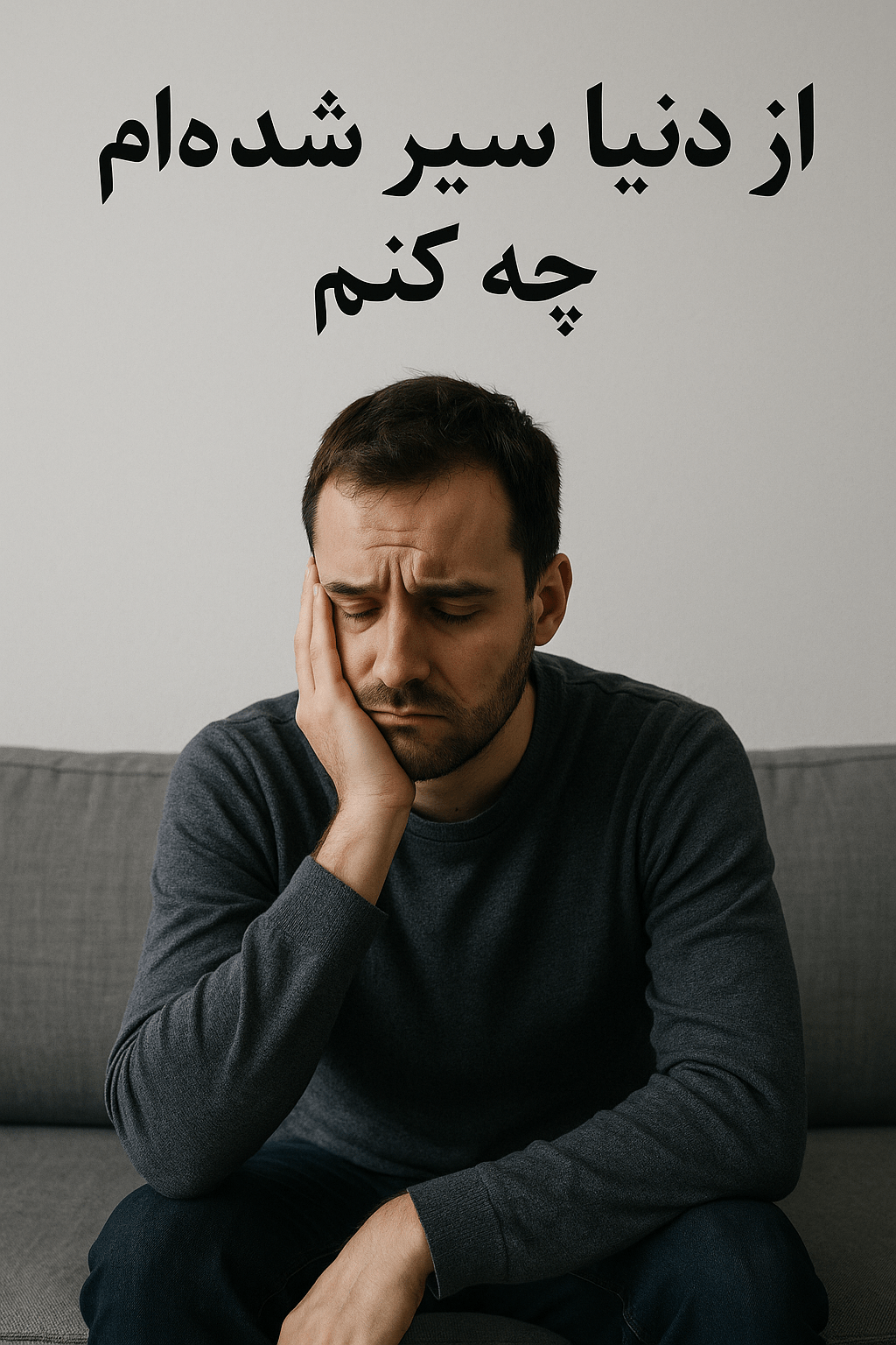 از دنیا سیر شده‌ام چه کنم